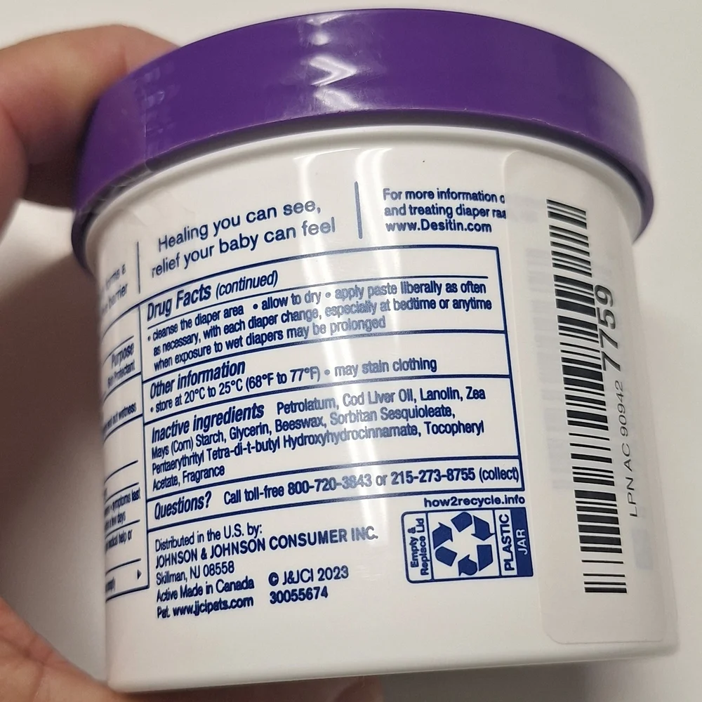 New No Box Desitin Maximum Strength Diaper Rash Paste 16 Oz